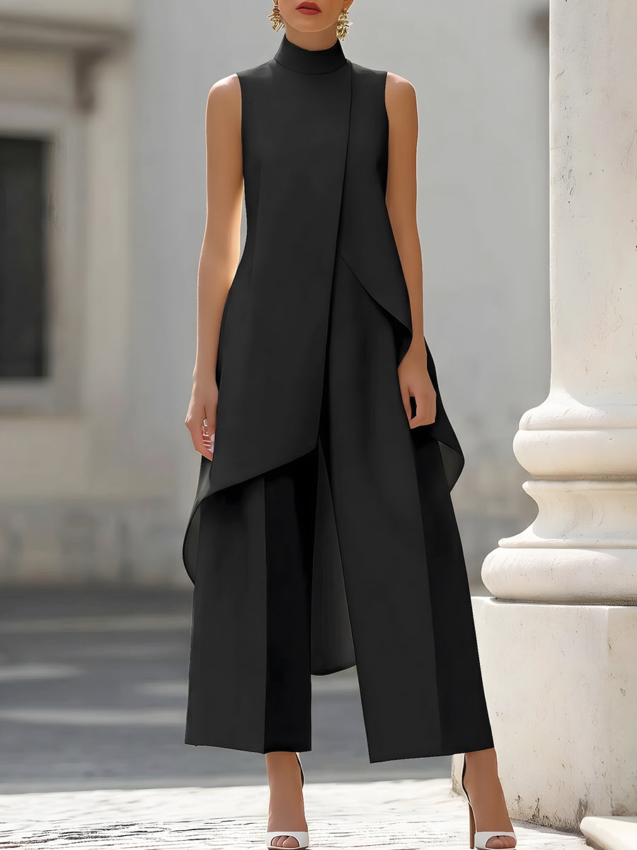 Catalina | Ensemble Élégant à Pantalon Large