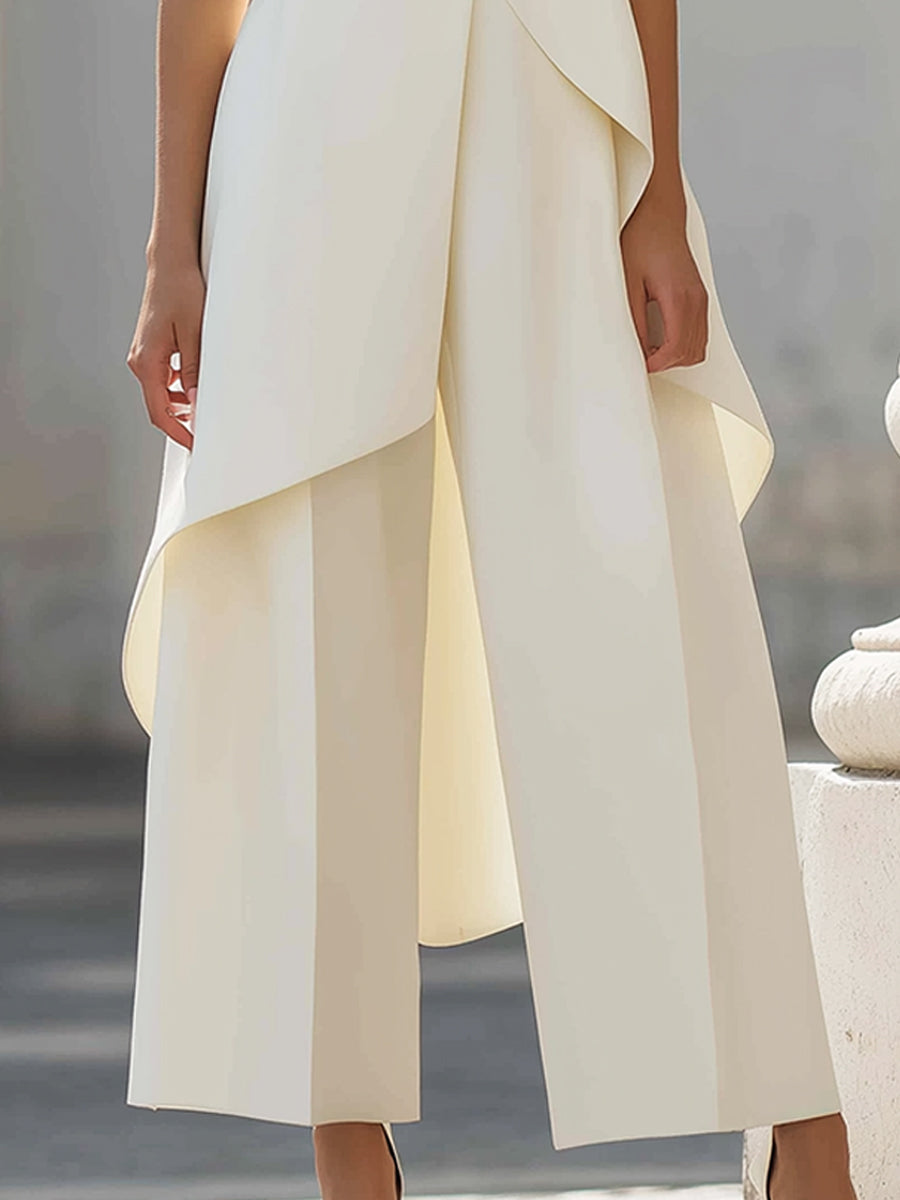 Catalina | Ensemble Élégant à Pantalon Large