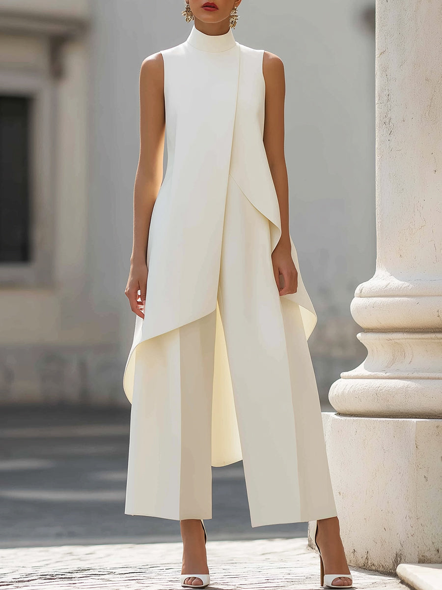 Catalina | Ensemble Élégant à Pantalon Large