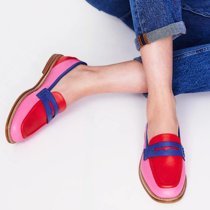 Clara | Mocassins à talon carré
