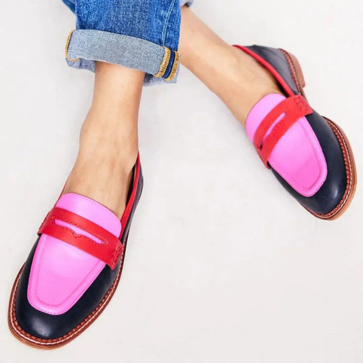 Clara | Mocassins à talon carré
