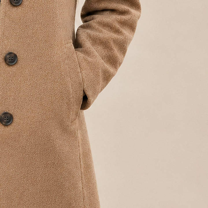 Greta | Manteau Élégant avec Écharpe Assortie