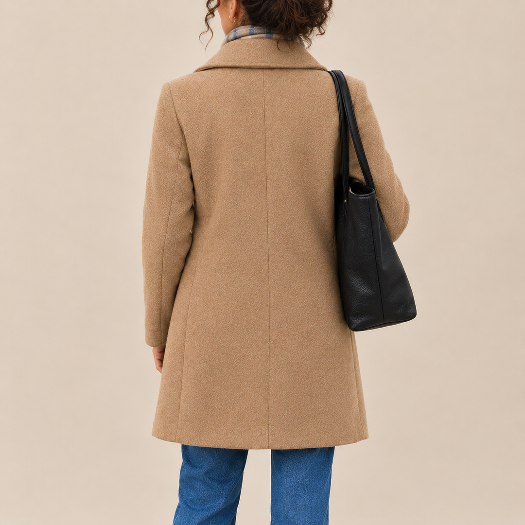 Greta | Manteau Élégant avec Écharpe Assortie