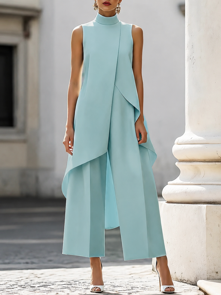 Catalina | Ensemble Élégant à Pantalon Large